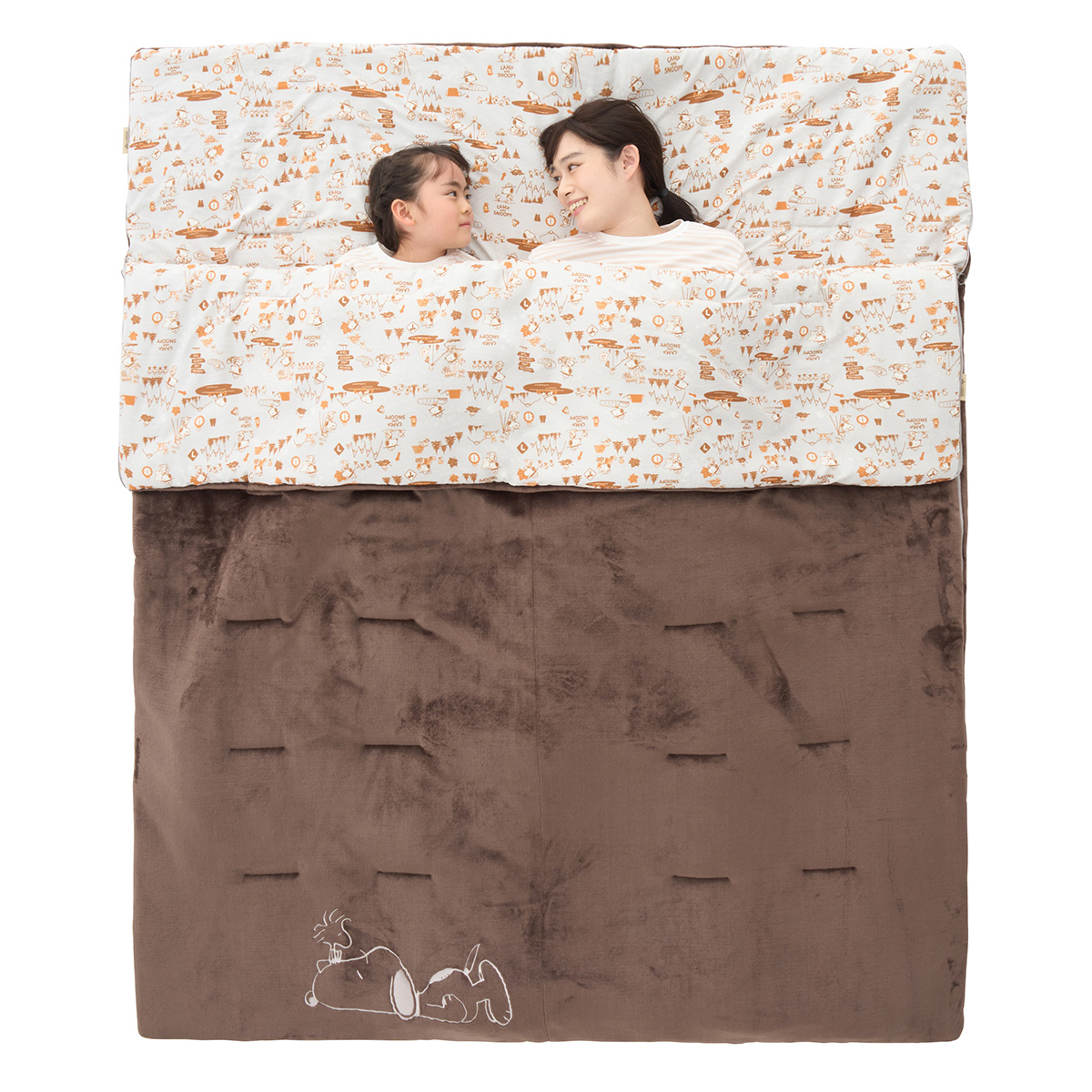 【1月29日発売開始予定】SNOOPY やわらかあったかシュラフ・0 寝具