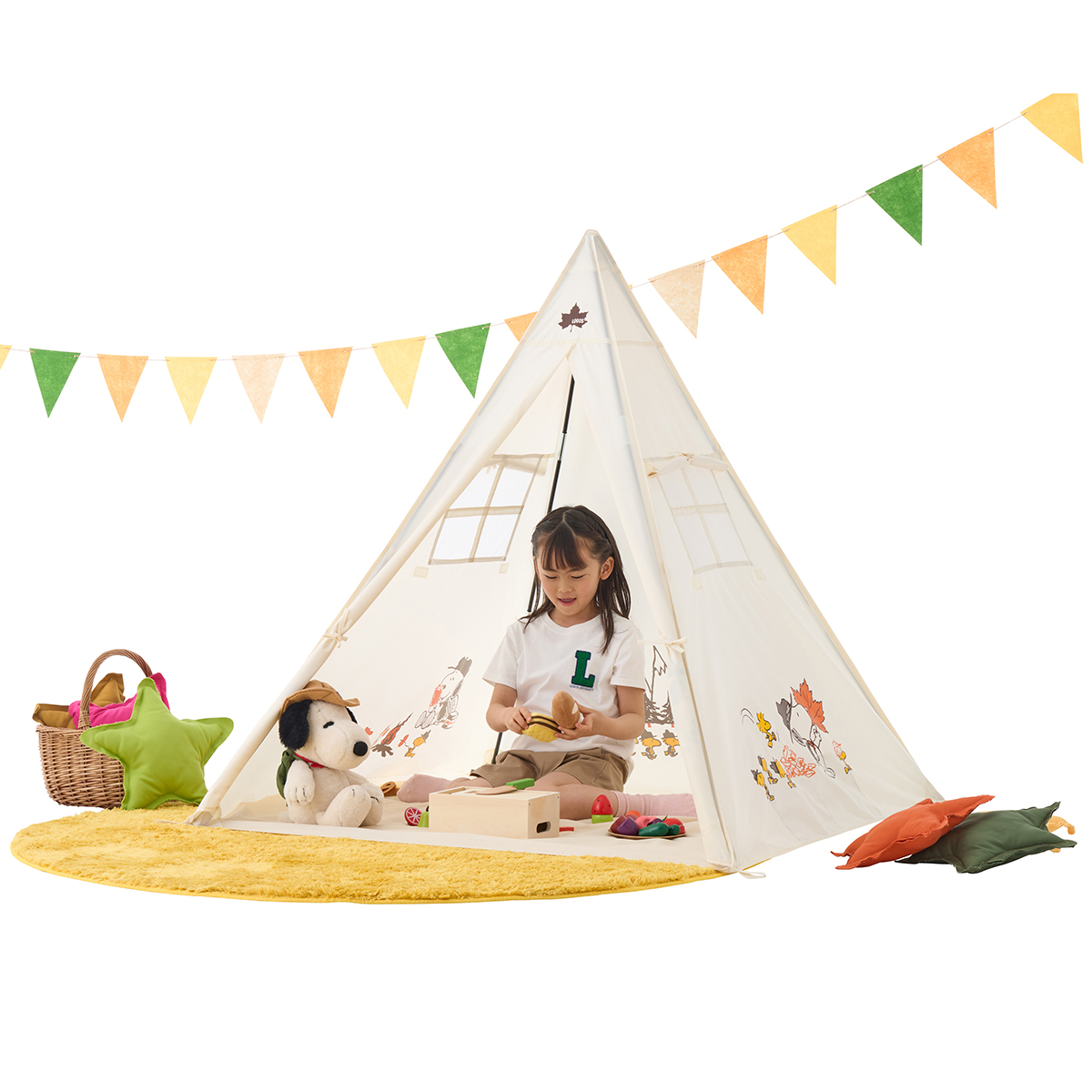 【9月25日販売開始】SNOOPY KIDS テント テント