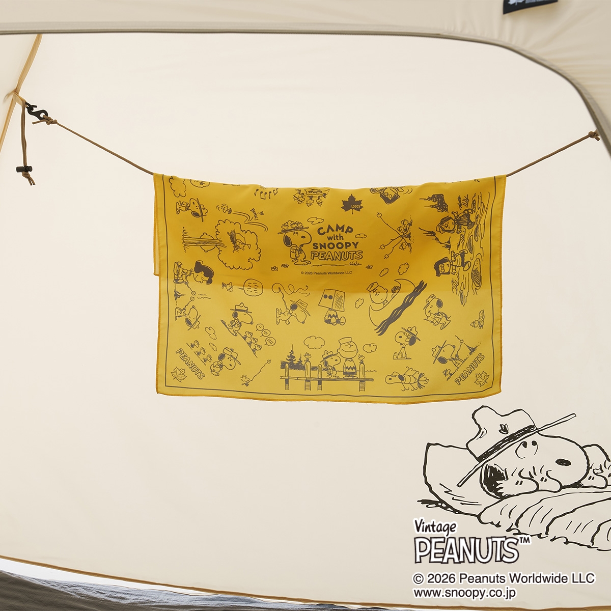 SNOOPY Q-TOPフルシェード テント