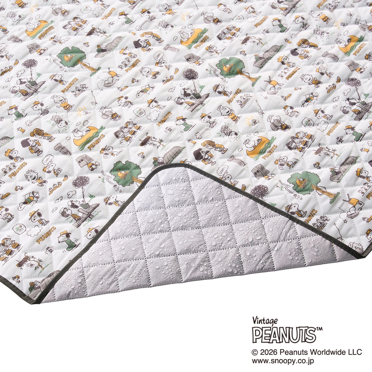 SNOOPY キルティングシート テントアクセサリ