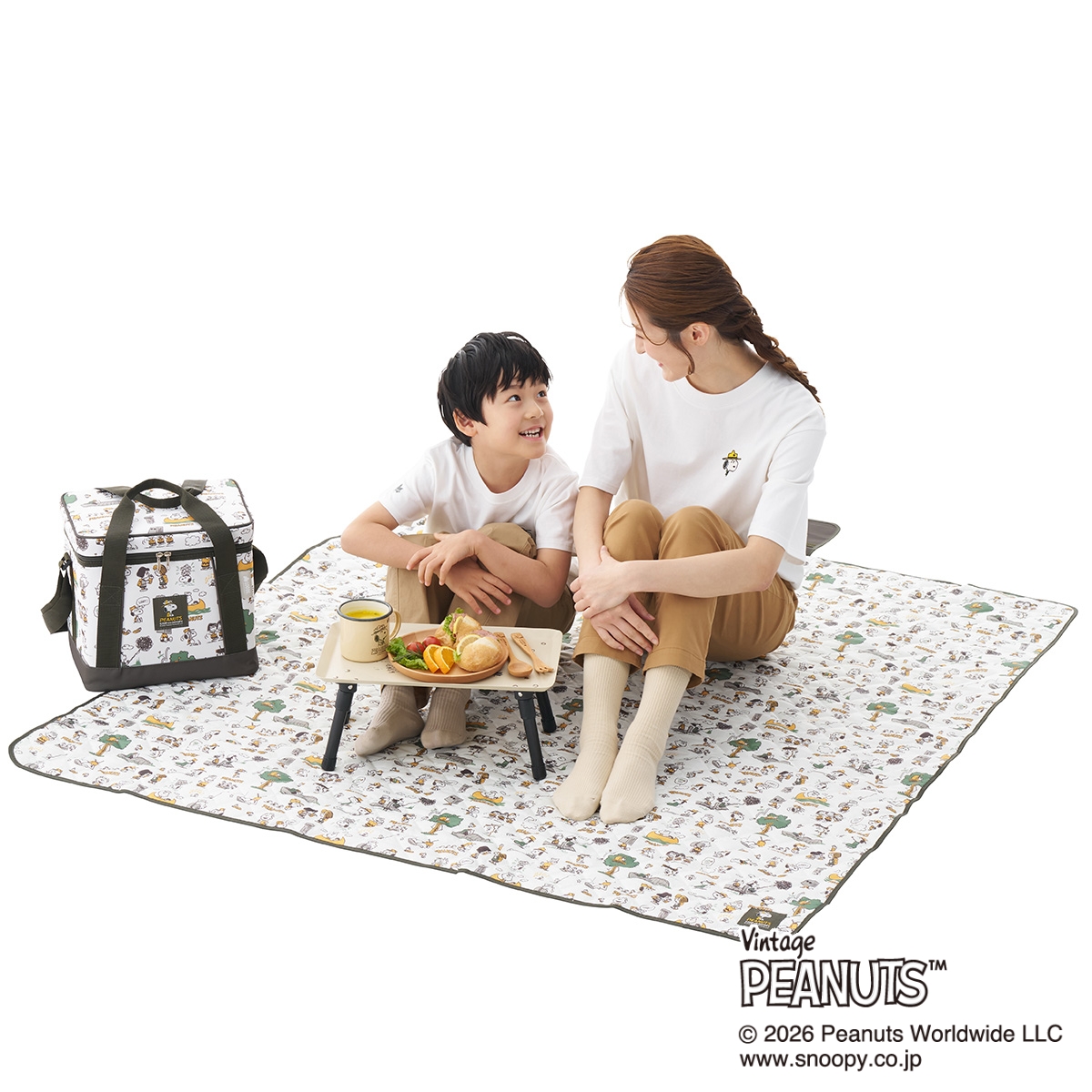 SNOOPY キルティングシート テントアクセサリ