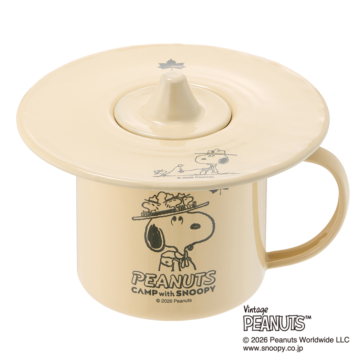SNOOPY ちょっとスモークするリッド キッチンウェア