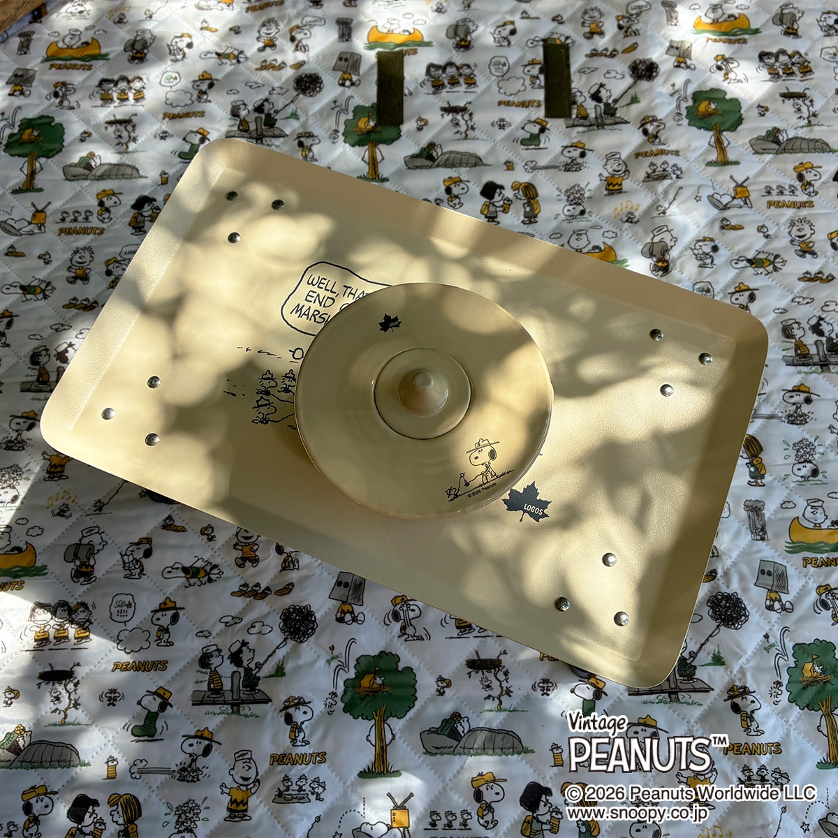 SNOOPY ちょっとスモークするリッド キッチンウェア