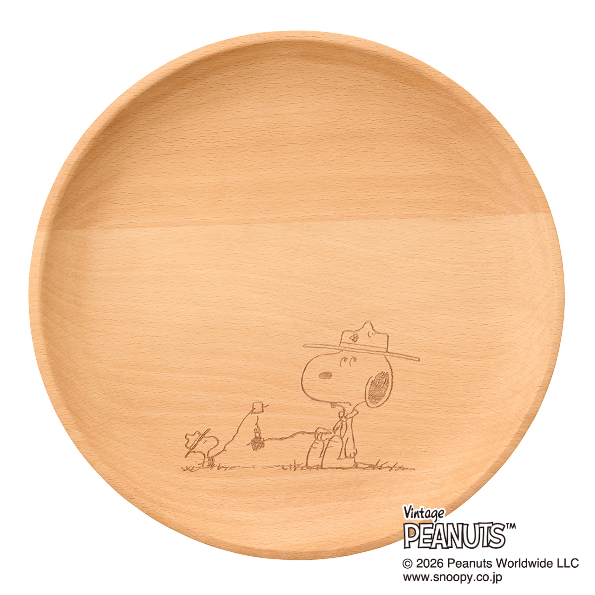 SNOOPY 木製プレート キッチンウェア