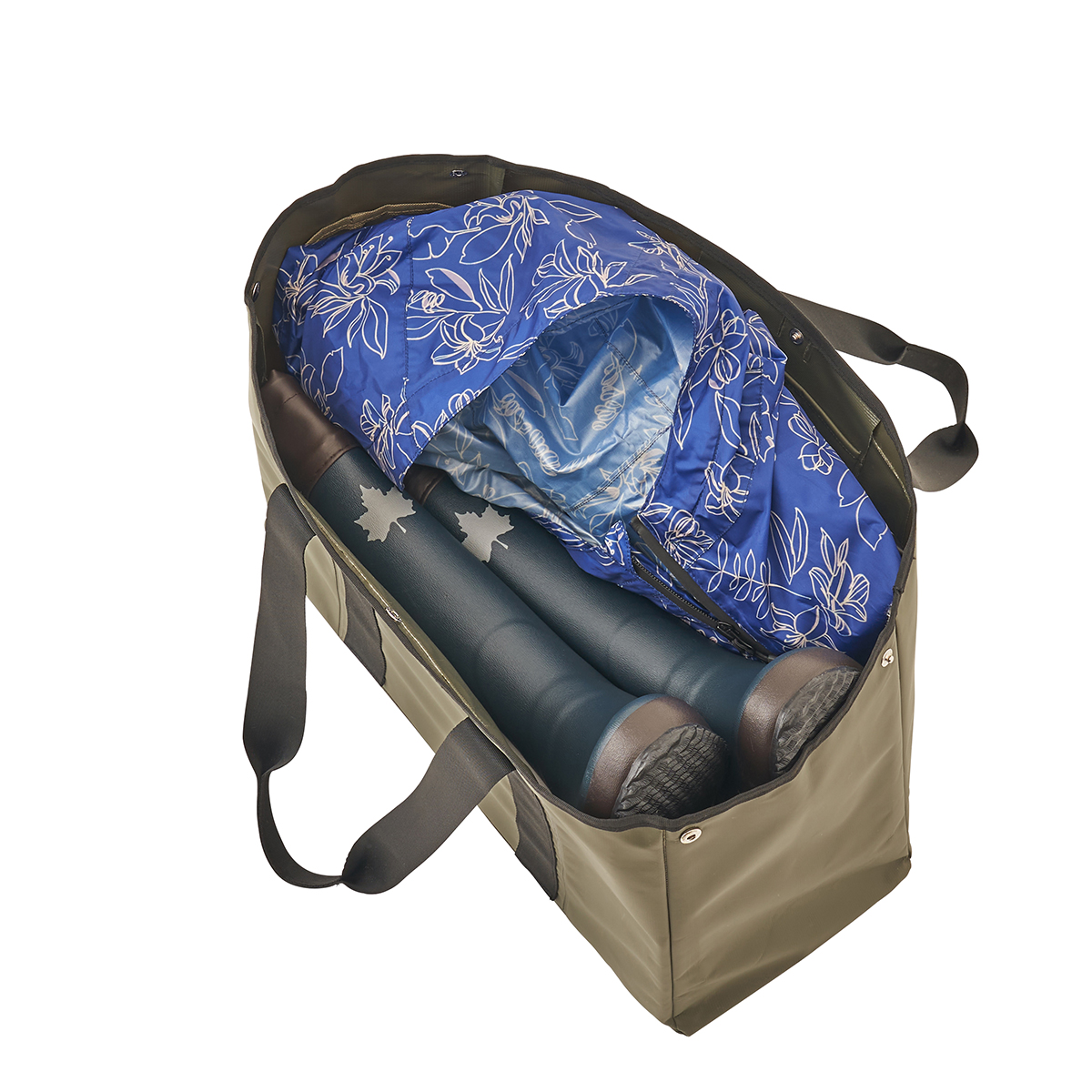 アクアミディトート（カーキ） バッグ