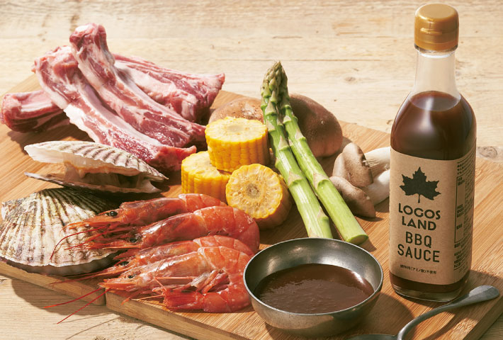 LOGOS LANDのBBQ施設で人気のオリジナルソース